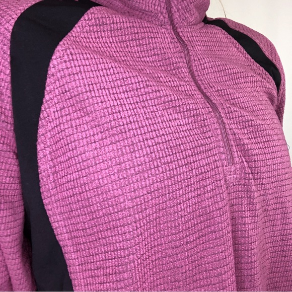 L.L Bean Sweater Long Sleeve Athletic Waffle Knit Outdoor Top Collared Camping - Picture 10 of 11